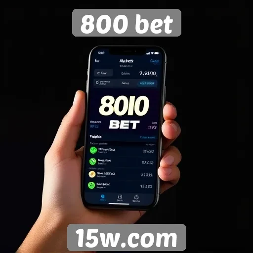Experiência do usuário em dispositivos móveis na 800 bet